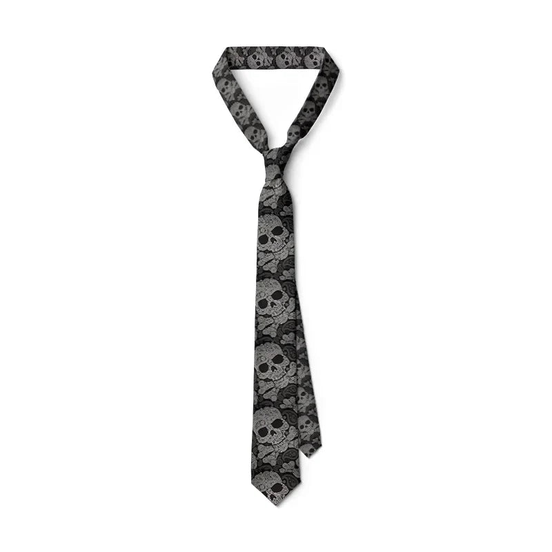 Funny little dinosaur men's tie unisex 8cm business dating tie novelty snakeskin egg tie party tie holiday gift