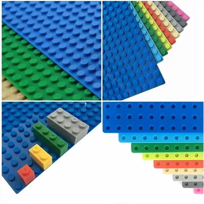 Classic Building Block Baseplate for Creative Construction Toy Sets