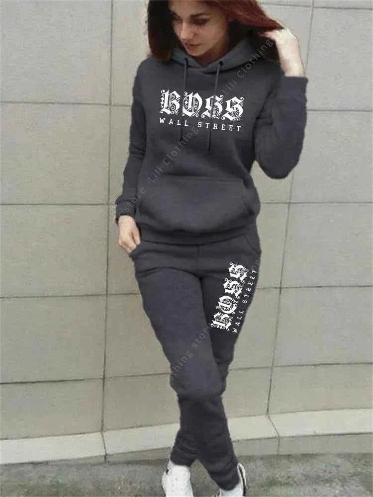 Women's Luxury Hoodie & Sweatpant Tracksuit
