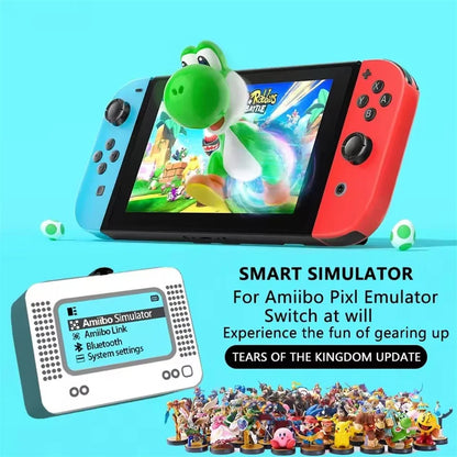 For Allmiibo Chargeable Intelligent Simulator Emulator Bluetooth-Compatible Universal Writer for Switch/Wiiu Gaming Accessories