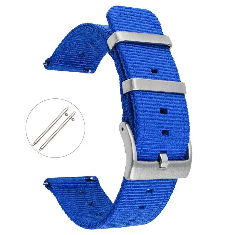 TicWatch Pro 5, Pro 3 & E3 Two-Piece Nylon Band, Twin Metal Keepers