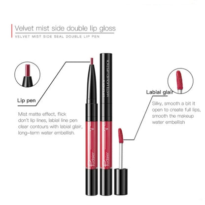 Ultra-Precise Waterproof Lip Liner - Lip Liners with High Pigment, Smooth, Sweatproof, Long-Lasting Wear for Perfect Lip Contour
