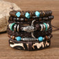 Vintage Casual 6 Pc/set Handmade Men Women Bracelets