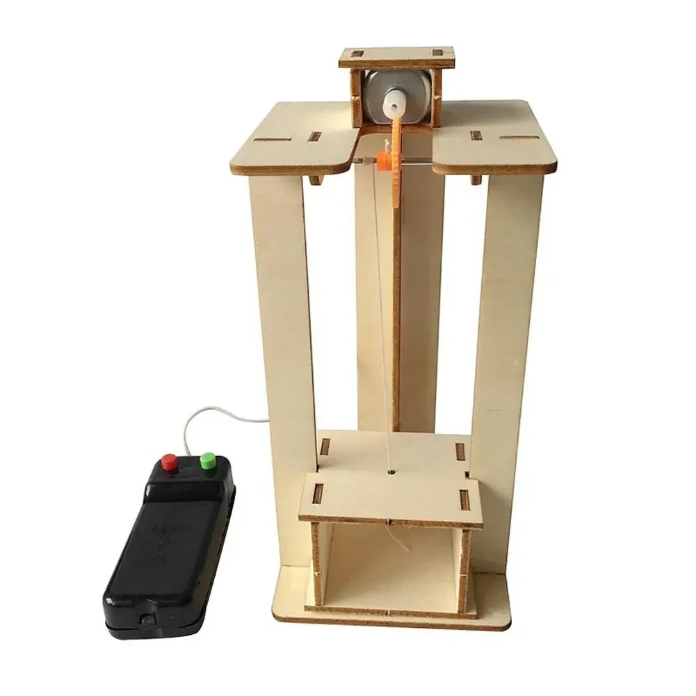 Kids DIY Hydraulic Lift Table Model - Science Experiment Kit, Educational Physics STEM Project for School