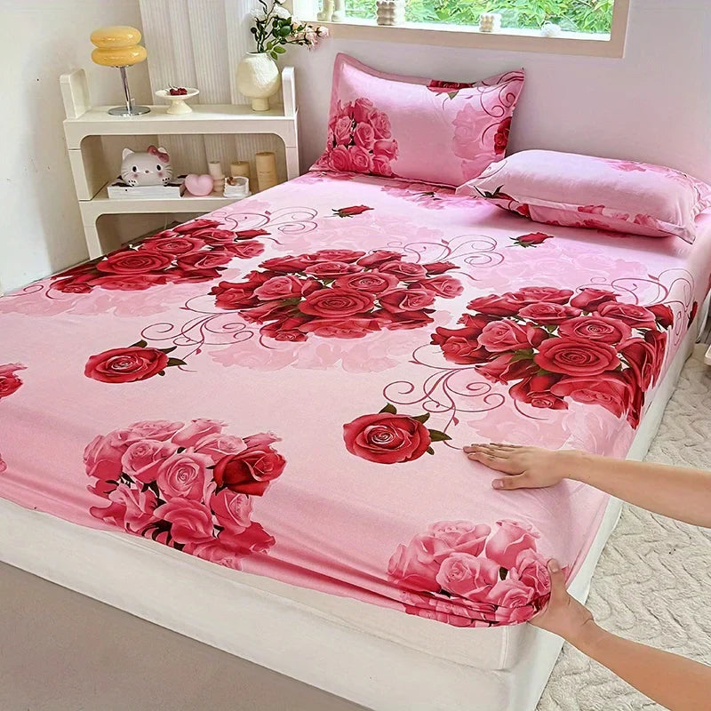 3pcs Print Bedding Set, Soft and Comfortable, Suitable for Bedroom