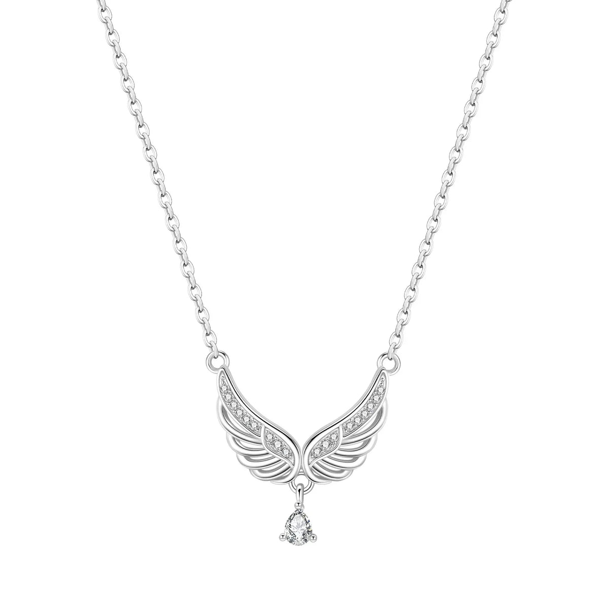 Romantic Pink Crown Heart Pendant Necklace Genuine 925 Sterling Silver Elegant Fine Jewelry for Women Wedding Holiday Presents