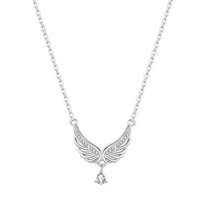 Romantic Pink Crown Heart Pendant Necklace Genuine 925 Sterling Silver Elegant Fine Jewelry for Women Wedding Holiday Presents