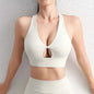 SOISOU Halter Neck Yoga Crop Top with Removable Pads