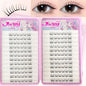 K-pop 2.0 Style Self-Adhesive False Eyelashes Easy Wear No Glue Trendy Daily/Party Eye Makeup Accessory