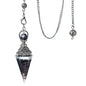 Natural Stone Spirit Pendulum Pendant Latticed Chain
