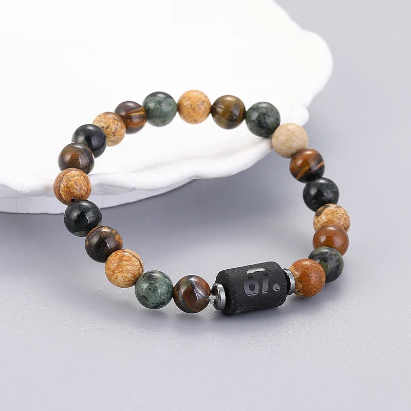 Sagittarius Zodiac Bracelet Natural Stone
