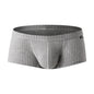 Mens Solid Color Trunks Underpants Pouch Enhancing Low Waist Sweat Breathable Shorts Underwear Comfort Panties Lingeries