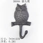 Animal Shape Ironwork Metal Hooks Clothes Hat Key Retro Style Originality Wall Hooks Villa Courtyard Wall Mounted Decorate home