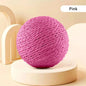 Interactive Sisal Cat Scratching Ball Toy For Kitten Teeth Cleaning Anti Bite 10CM Super Big Cat Ball Sounding Toy Pet Supplies