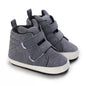 Baby Learning Walk Shoes, Striped PU Sports Shoes for Infants 0-18m
