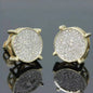 Delicate stud earrings for men and women Square accessories suitable for wedding parties go with everything
