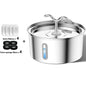 3L Cat Water Fountain Stainless Steel Pet Water Fountain with Automatic Water Fountain for Cats Inside Dog Fountain Dispenser