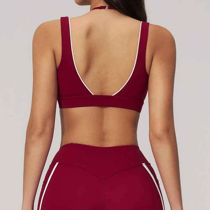 Women's Crossback Sports Bra Crop Top