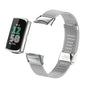 Fitbit Charge 5 & 6 Stainless Steel Mesh Band - Clasp Strap