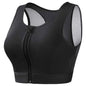 Plus Size Front Closure Sports Bra Tank Top