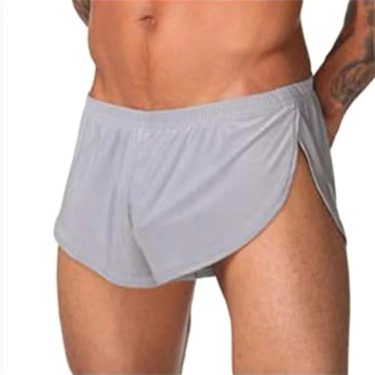 Man Underpants Ice Silk Nylon Cool Men Boxers Male Breathable Mens Underwear Home Shorts  Arrow Pants Soft Boxer