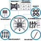 Rctosky ESP32-Drone V2.0 Flight Control Open Source Quadcopter ESP-Drone Drone Model Wifi Remote Control Crazyflie Ardupilot