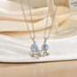 LATS New Stainless Steel Magnetic Sun Moon Couple Necklace Fashion Chain for Men and Women Good Friend Gifts Trend Jewelry