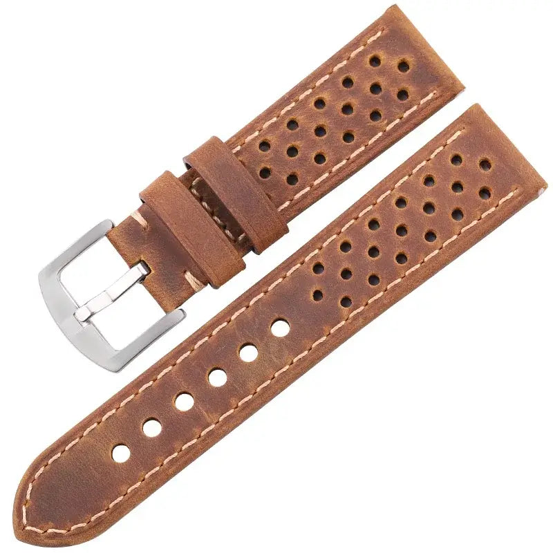 Suunto Race, Vertical & 9 Peak Perforated Leather Rally Band