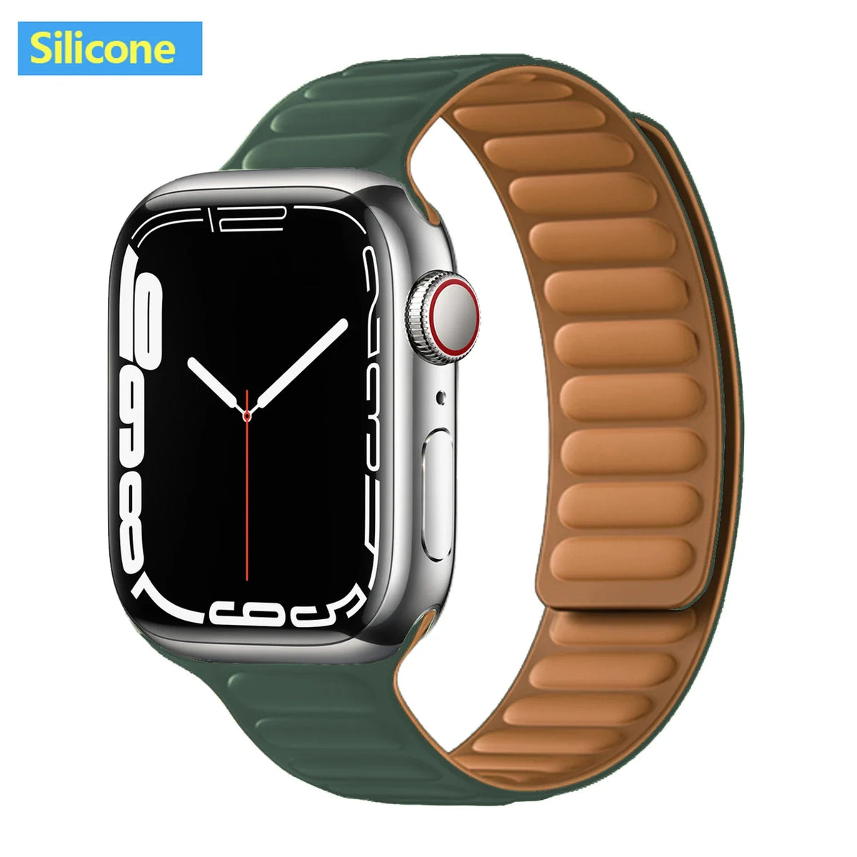 Apple Watch Magnetic Link Band, Leather or Silicone