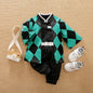 Newborn Baby Anime Cape Style Children Long Sleeve Cotton Bodysuit, Cute Kids Boys Girls Romper