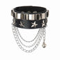 Punk Bracelets PU Leather Studded Bracelet Adjustable Goth Cuff Bracelet Gothic Rivet Buckle Wristband for Men Women Emo Jewelry