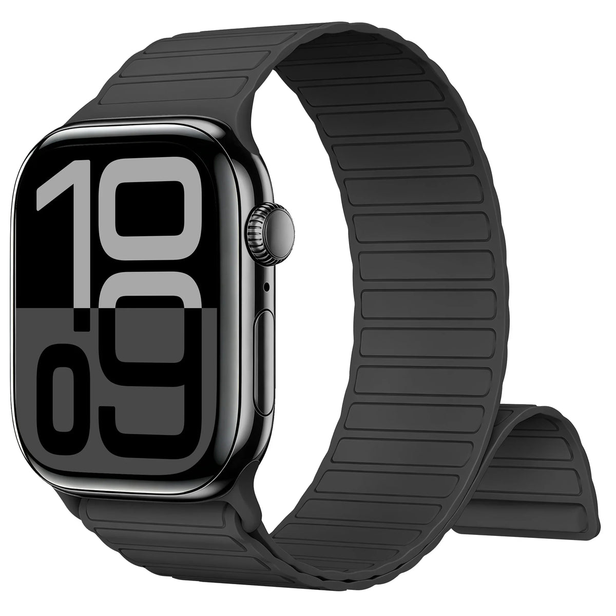 Silicone Strap For Apple Watch 46mm 42mm 49mm Magnetic Band For iWatch Ultra 3 2 Series 12 11 10 9 8 7 6 5 SE Bracelet Correa