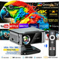 HORLAT 3200Ansi Lumens 4K Full HD Projector T10ULTRA 2G 32G Home Theater WiFi Android 14 Portable Smart TV Cinema Beam Projector