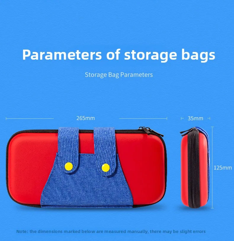 Storage Bag For Switch Portable NS Console Switch OLED Game Accessories Carrying Case Travel Cover Set