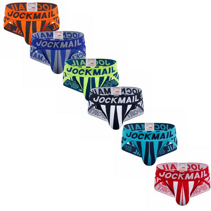JOCKMAIL Men's Briefs Sexy Men Underwear Jockstrap Slip Homme Bikini Cueca Hombre Underpants Gay Panties Calzoncillos Breathable