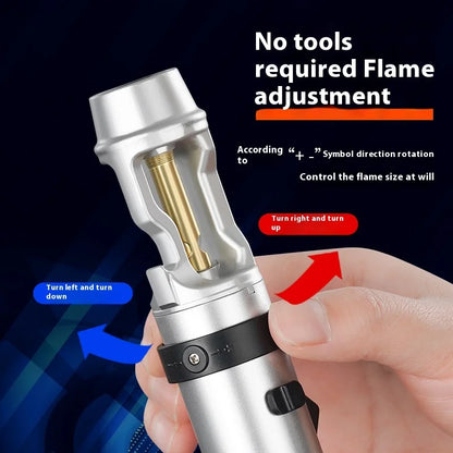 BlazeMaster: Windproof Metal Torch for BBQ & More