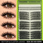 14 Rows Individual Cluster DIY Lash Extensions Natural Thin Wispy Bottom Lashes Mega Volume Thick Segmented Lash Clusters Mixed