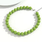 Boho Colorful Acrylic Big Ball Bead Chain Necklace Trendy Handmade