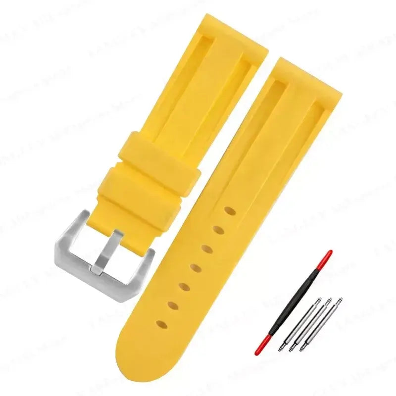 TicWatch Pro 5, Pro 3 & E3 Recessed-Panel Silicone Band