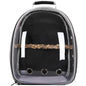 Bird Traval Carrier Cage Clear Backpack to Carry Parakeet Cockatiel Parrot with Metal Tray Wood Perch  parrot cage  bird nest