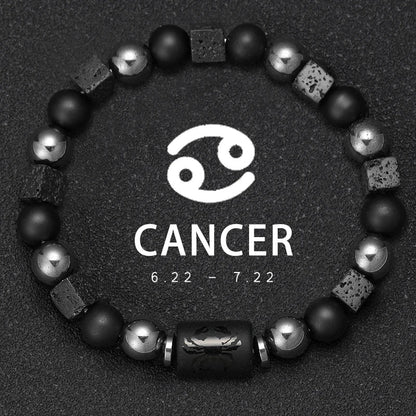 Sagittarius Zodiac Bracelet Natural Stone