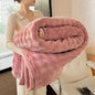 Warm Winter Blanket Milk Velvet Fleece Flannel Soft Thick Plush Blankets for Bed Sofa Single Double Couple Size Fluffy Bedspread
