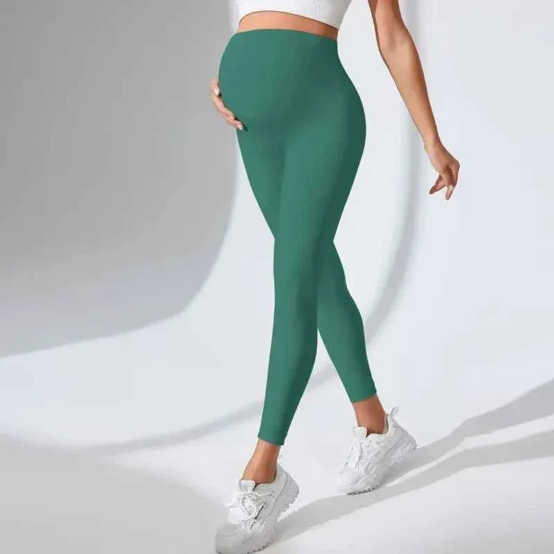 Seamless High Waist Maternity Yoga Leggings