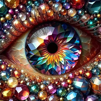 Momoart DIY Diamond Painting Eye Portrait DIY Mosaic New Arrival Full Square Round Diamond Embroidery Handmade Gift