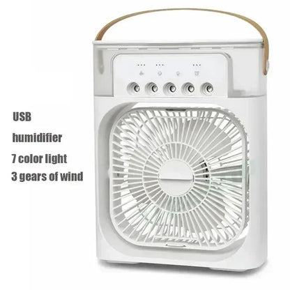 3 in 1 New Fan Air Conditioner Household Small Air Cooler LED Night
