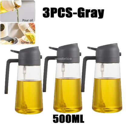 2in1 Kitchen Spray Oil Dispenser Oil Sprayer Polisher or Only Brush