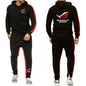 ROG Men's Fleece Tracksuit: Solid Color Jogger Set