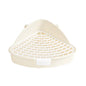 1PC Triangle Potty Corner Litter Box for Small Animals for Rabbits and Hamsters Design Easy to Space-Saving Toilet Tray