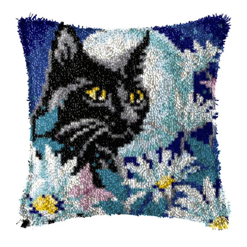 Unicorn Latch Hook Kits Pillow Cover