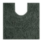 Toilet Rugs U Shaped Washable Bathroom Mat Extra-Soft Plush Rug Chenille Microfiber Super Absorbent Shaggy Machine Wash & Dry